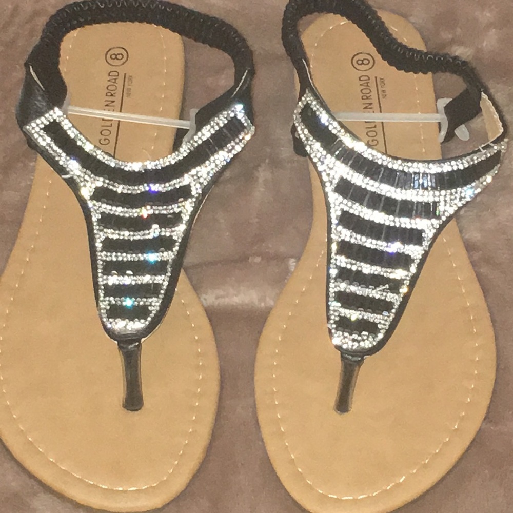 Diamond Flat Sandals